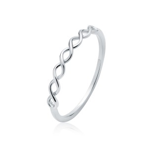 Inel argint braided DiAmanti Z2004A-DIA (Argint 925‰ 0,6 g.)